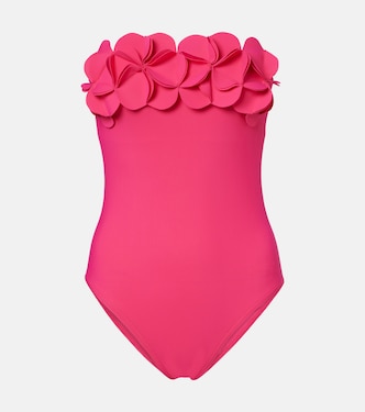 Tess floral-appliqué swimsuit | Karla Colletto