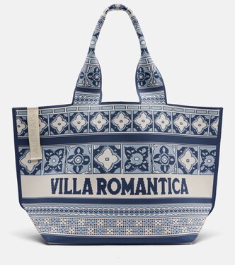 Tote Bag Villa Romantica Maxi aus Jacquard | Alémais