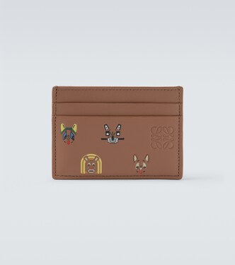 x Louis Wain printed leather cardholder | Loewe