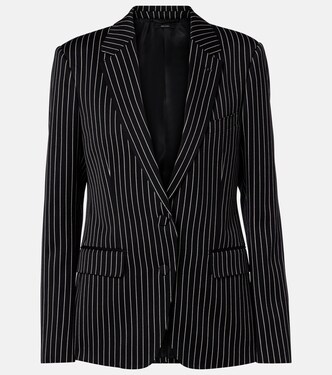 Pinstripe wool and cotton blazer | Tom Ford