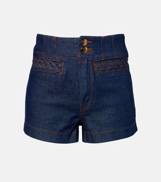 Awaken high-rise denim shorts | Zimmermann