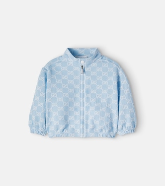 Baby GG cotton piqué jacket | Gucci Kids