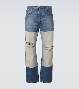 Distressed Straight Jeans | Maison Margiela
