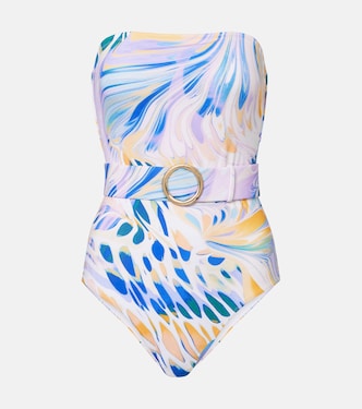 Iris belted printed swimsuit | Alexandra Miro