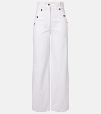 High-rise wide-leg jeans | Max Mara