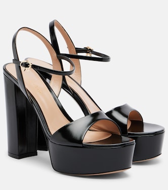 Plateausandalen Marlena aus Leder | Gianvito Rossi