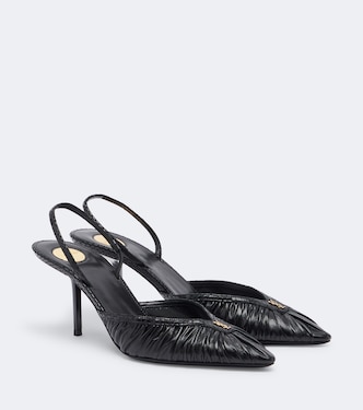 Folie Cassandre leather slingback pumps | Saint Laurent