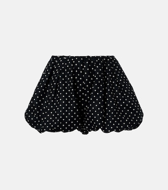 Lucia polka-dot linen shorts | Faithfull