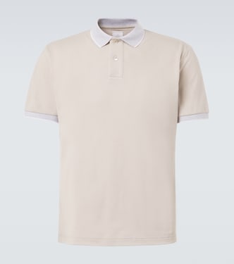 Cotton piqué polo shirt | Eleventy