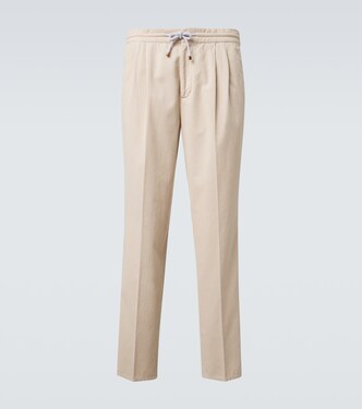 Cotton tapered pants | Brunello Cucinelli
