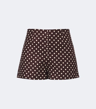Shorts Lila aus Leinen | Faithfull