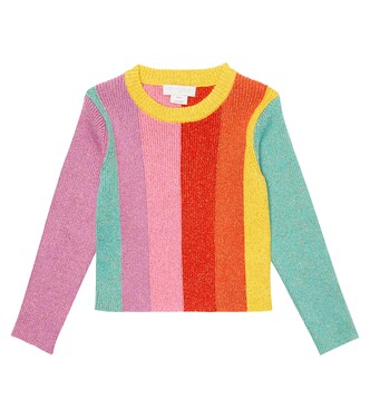 Pull rayé en coton mélangé | Stella McCartney Kids