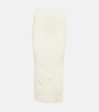 Irvette ribbed-knit midi skirt | Altuzarra