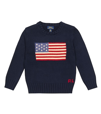Pull intarsia en coton | Polo Ralph Lauren Kids