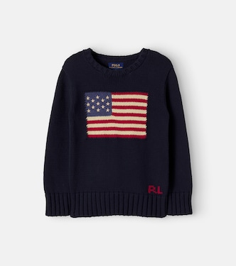 Pull intarsia en coton | Polo Ralph Lauren Kids