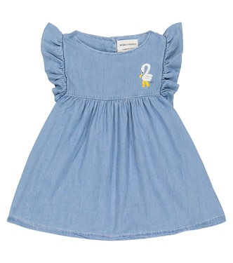 Baby ruffle-trimmed cotton dress | Bobo Choses