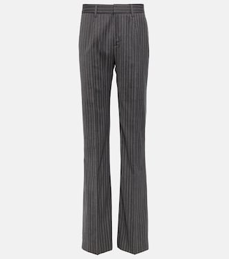 Gerade High-Rise-Hose | Alessandra Rich