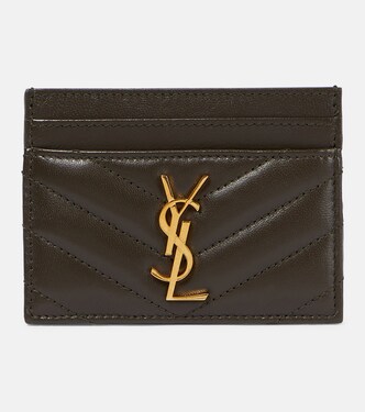 Cassandre matelassé leather card holder | Saint Laurent