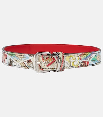 Loubicollar printed leather dog collar | Christian Louboutin