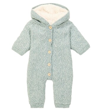Baby David Pilot wool and cotton onesie | Louise Misha