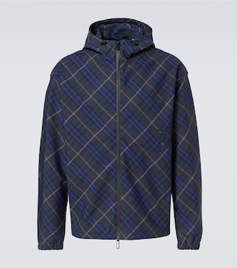 Checked windbreaker jacket | Burberry