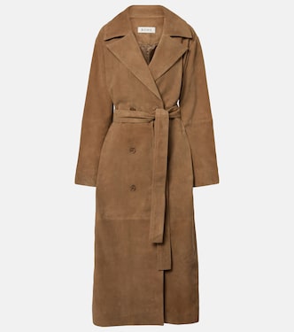 Suede wrap coat | Róhe