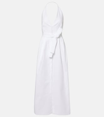 Cotton-blend gabardine maxi dress | Max Mara