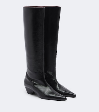Sybil leather knee-high boots | Khaite