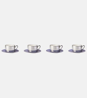 Aunty set of 4 espresso cups and saucers | Polspotten