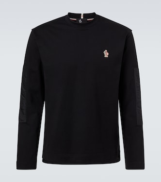 Après Ski cotton-blend jersey T-shirt | Moncler Grenoble
