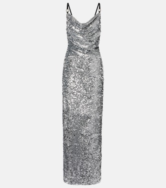 Draped sequined gown | Coperni