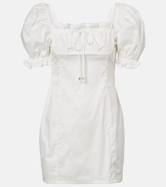 Ligia lace-trimmed cotton minidress | Bananhot