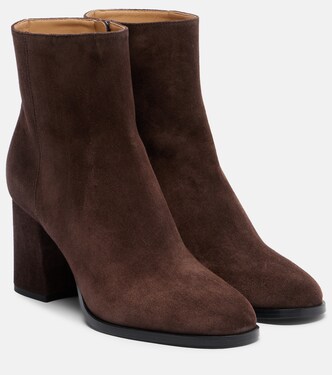 Bottines Fawcette VLogo en daim | Valentino Garavani