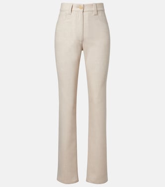 Callum wool and cashmere straight pants | Khaite