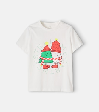 Printed cotton jersey T-shirt | Stella McCartney Kids