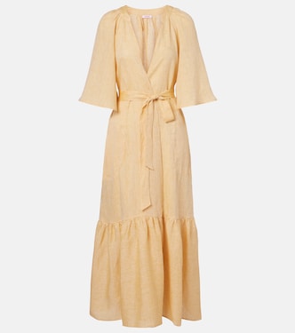 Midikleid Audacieuse aus Leinen | Eres