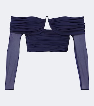 Marin draped off-shoulder top | Christopher Esber