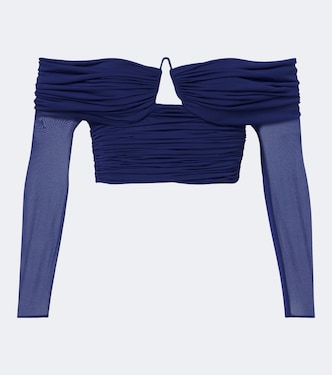 Marin draped off-shoulder top | Christopher Esber