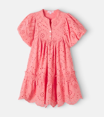 Cruz broderie anglaise cotton dress | Poupette St Barth Kids