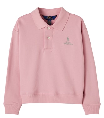 Cotton-blend jersey polo sweater | Polo Ralph Lauren Kids