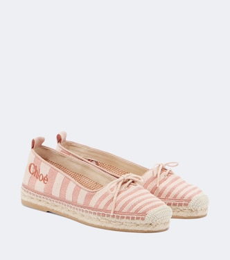 Isla striped canvas espadrilles | Chloé