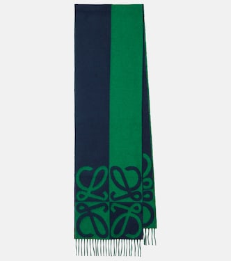 Anagram wool and cashmere scarf | Loewe