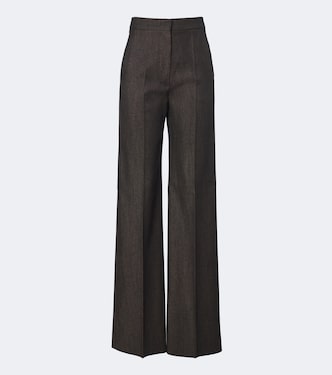 Virgin wool wide leg pants | Max Mara