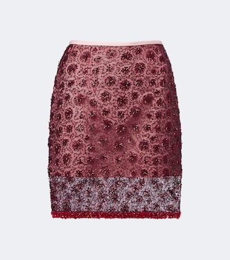 Sofia beaded miniskirt | Posse