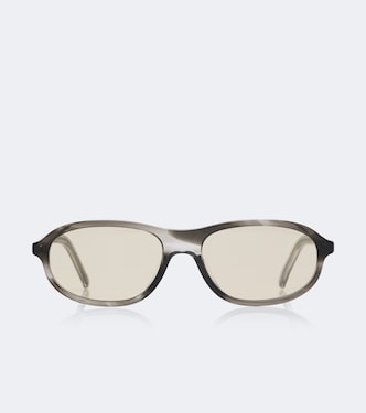 Iconic Plaque oval sunglasses | Prada