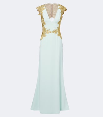 Embroidered gown | Costarellos