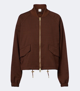 Keagan checked twill bomber jacket | Varley