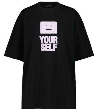 T-shirt imprimé en coton mélangé | Acne Studios