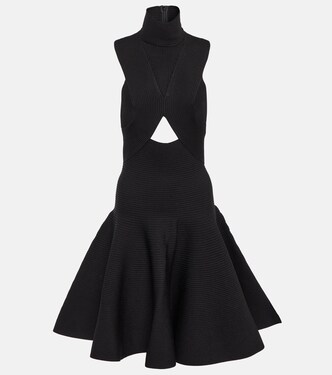 Cutout high-neck minidress | Alaïa
