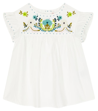 Althea embroidered cotton top | Bonpoint